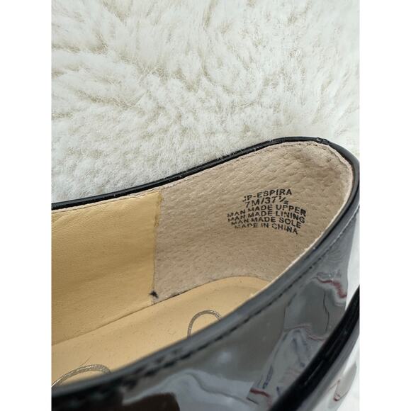 Jessica Simpson Black Patent Platform Oxford Shoes Size 7M NWOT - Picture 2 of 8